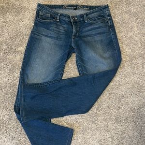 GAP premium bootcut, true blue jeans, size 10/30L. Great condition!